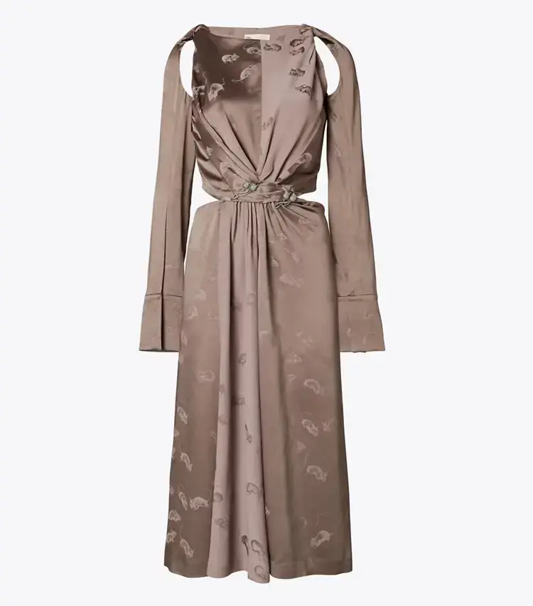 Twisted Viscose Dress