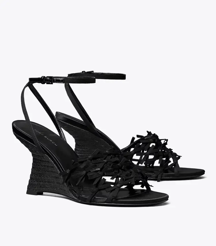 Mini Bow Espadrille Wedge